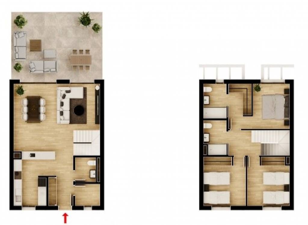 New Build - Duplex - Monforte Del Cid - Alenda Golf