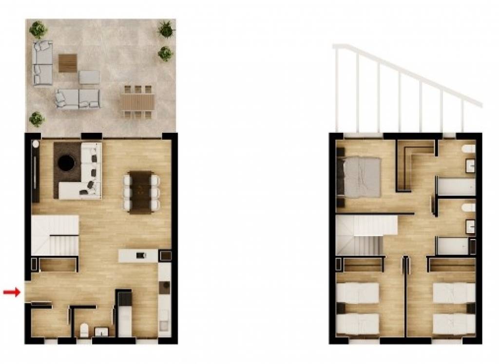 New Build - Duplex - Monforte Del Cid - Alenda Golf