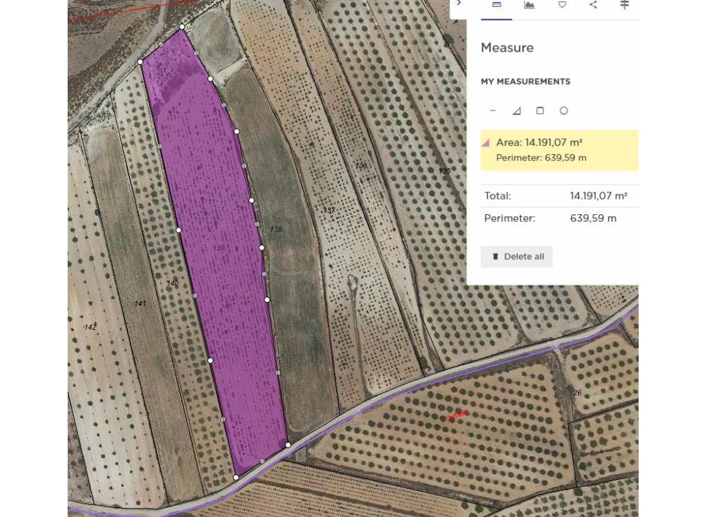 Resale - Land - Pinoso - Rural location