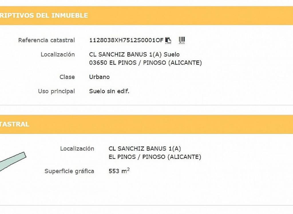 Resale - Land - Pinoso